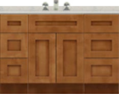 Hargrove Cinnamon (HCN) Custom Bath Cabinetry Bundle